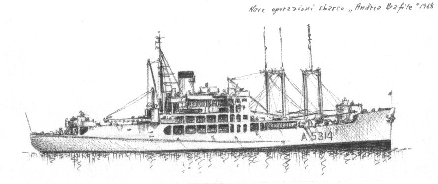 1968 - Nave operazioni sbarco 'Andrea Bafile'